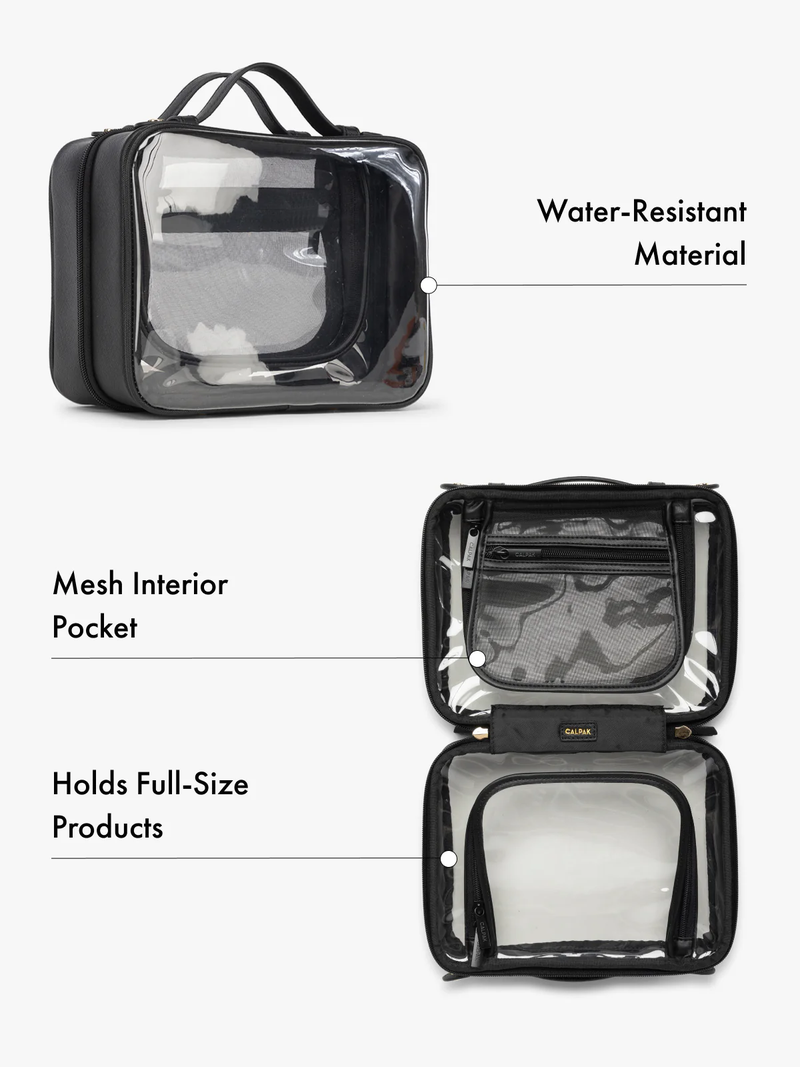 Medium Clear Cosmetics Case