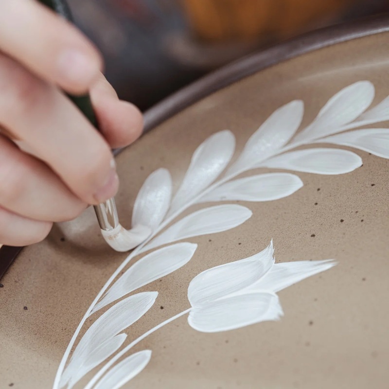 Hand Painted Weeknight Serving Bowl