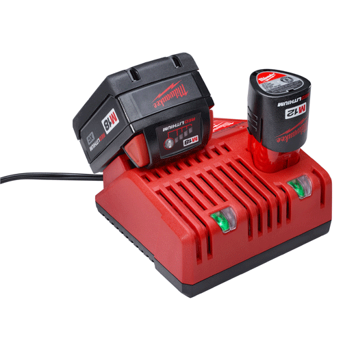 M12 and M18 Lithium-Ion Multi-Voltage Battery Charger
