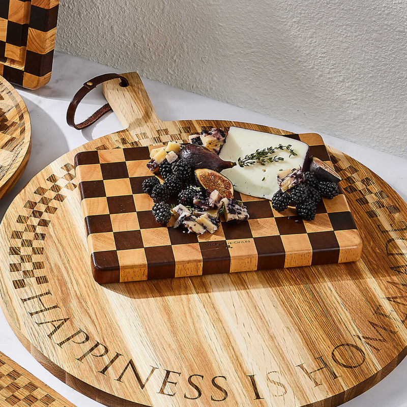 Check Cheese Board Set