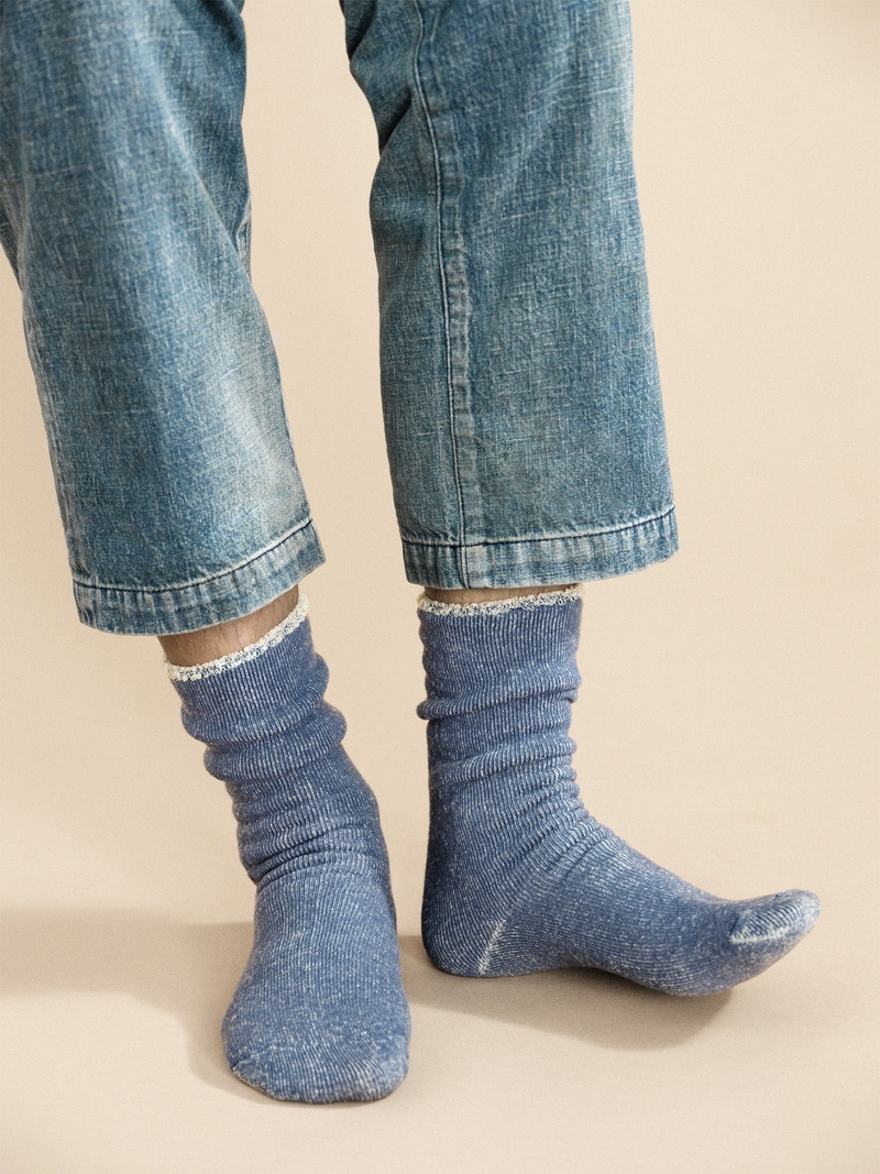 Men's Hoodie Wool Crew Sock