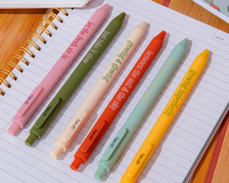 Write On Gel Pen Set of 6