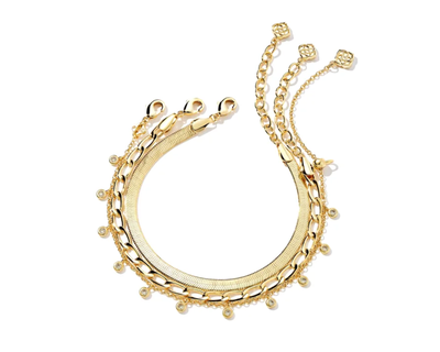 Kassie Set of 3 Chain Bracelets