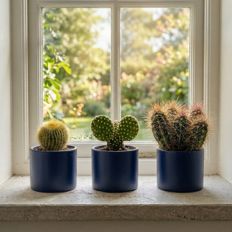 Petite Cactus Trio