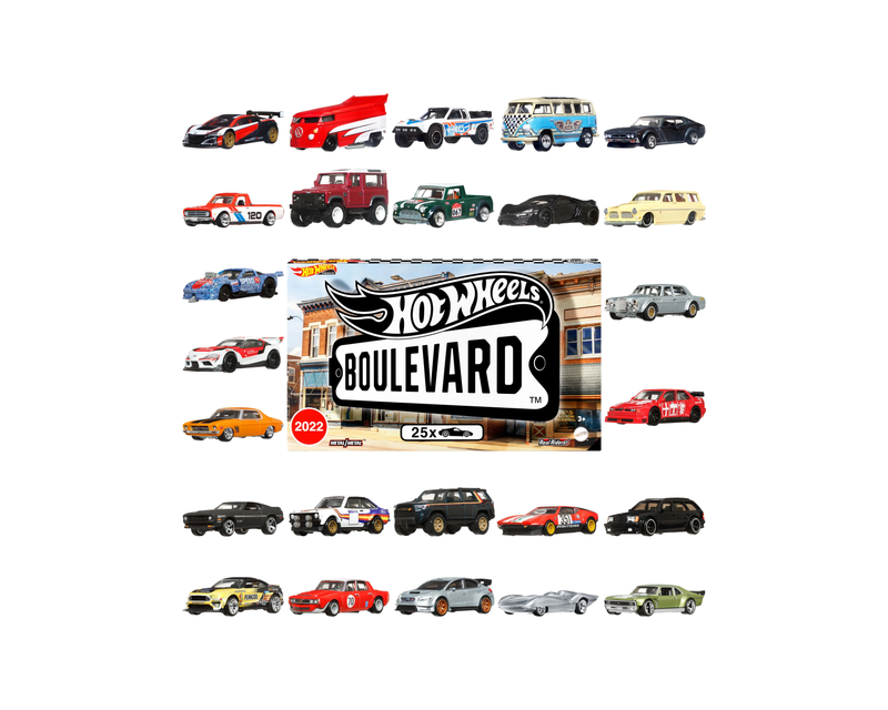Hot Wheels Boulevard Factory Set 25 Pack