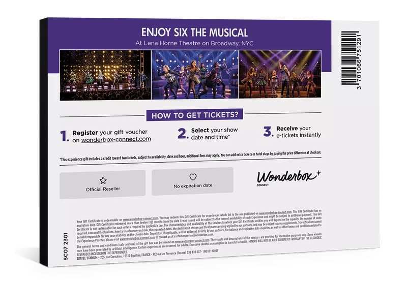 Six The Musical, 2 Tickets for Broadway Show in New York City