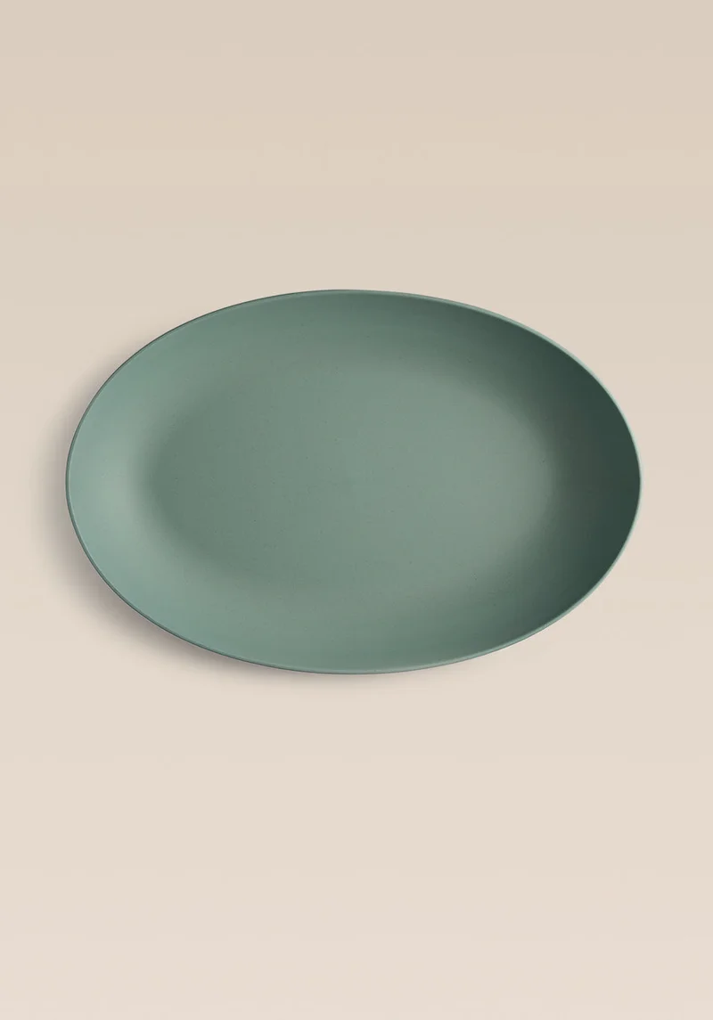 Outdoor Oval Low Serving Bowl