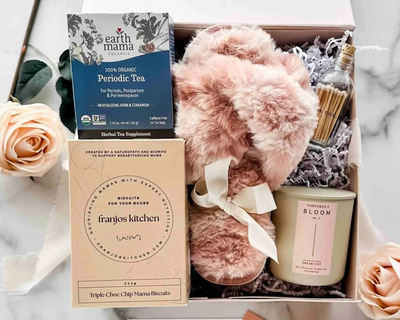 The Peaceful Postpartum New Mom Gift Box