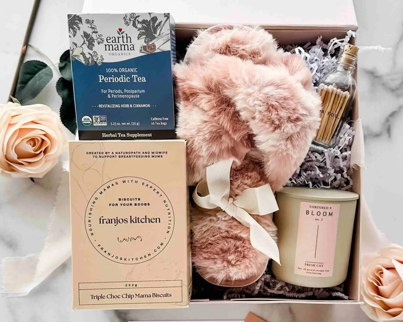 The Peaceful Postpartum New Mom Gift Box