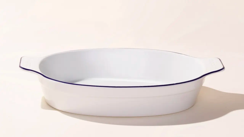 10"x6.6" Oval Gratin Baking Dish 
