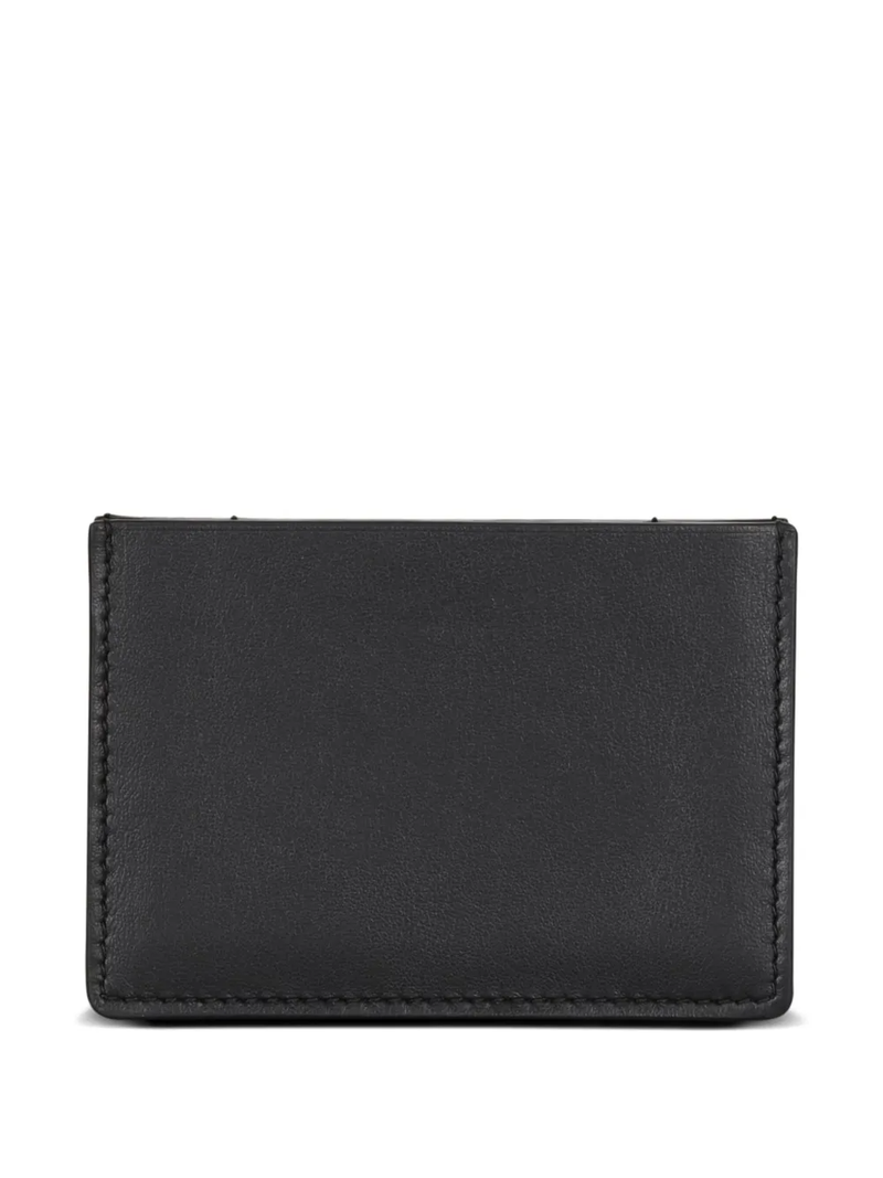 Black Leather Card Holder