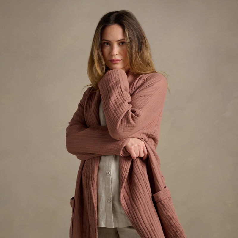 The Dream Cotton Robe, Rust