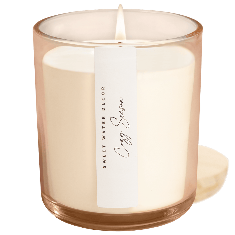 Tinted Glass Soy Wax Candle