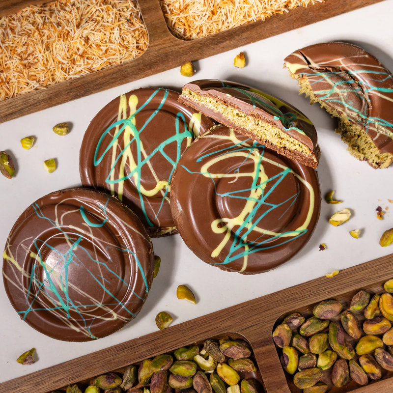 Stuffed Chocolate Disks