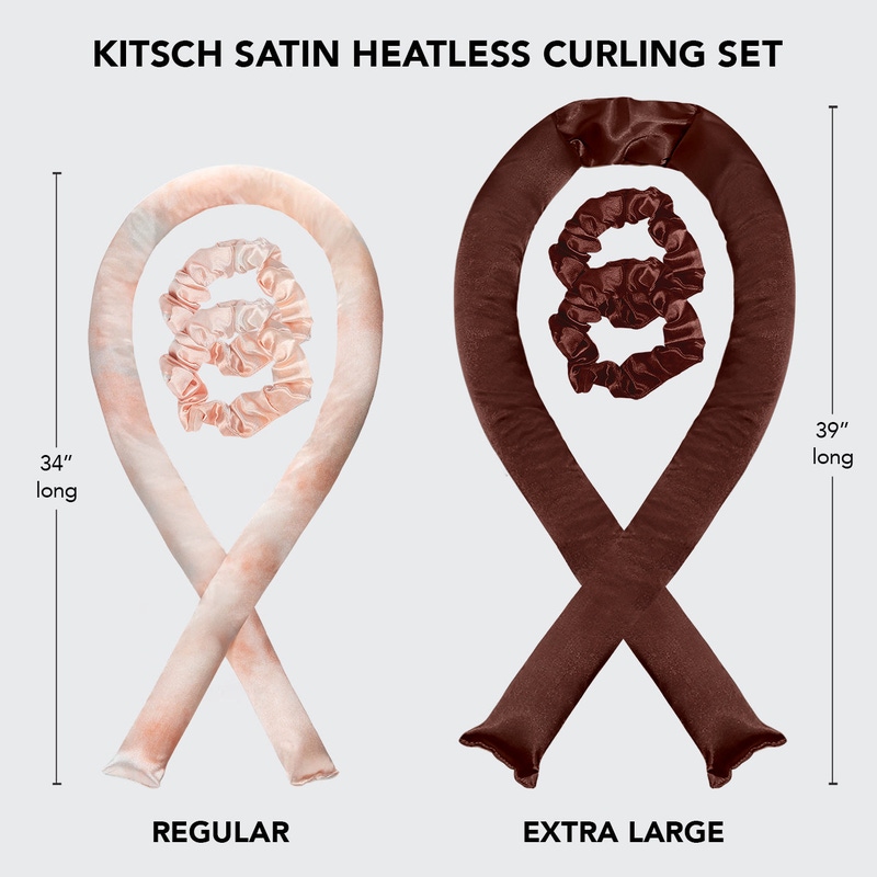 XL Satin Heatless Curling Set