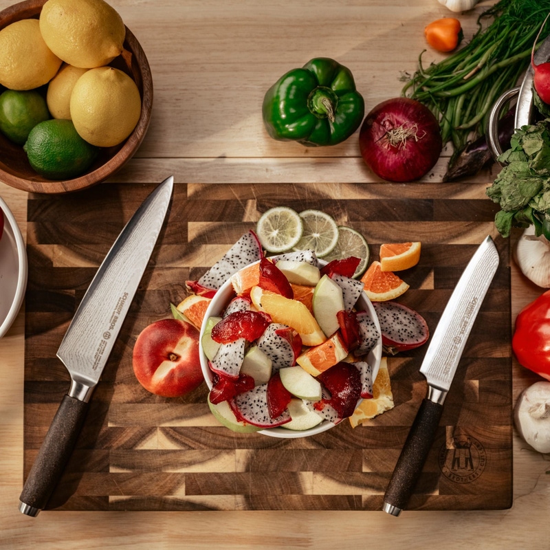 18" Acacia End-Grain Cutting Board