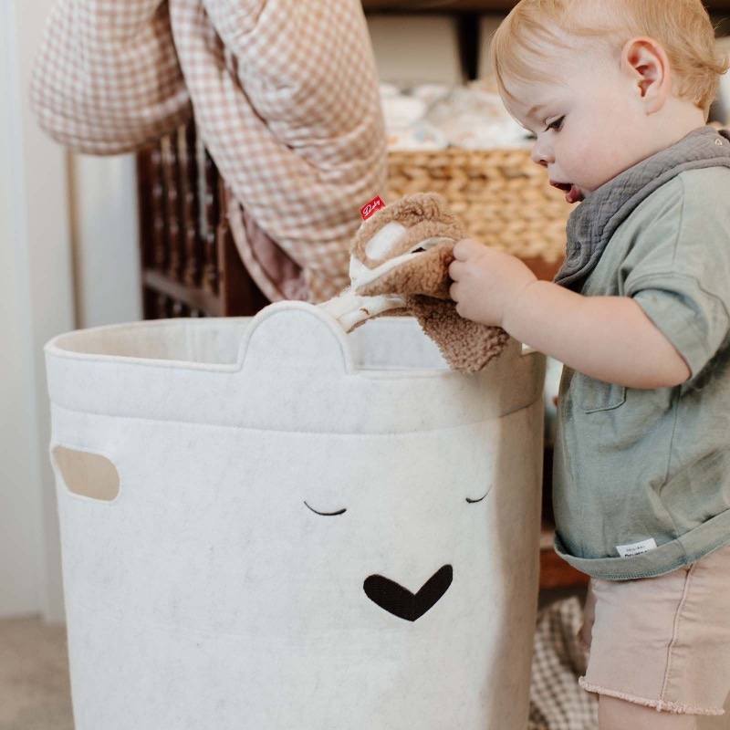 Bear Felt Laundry Hamper