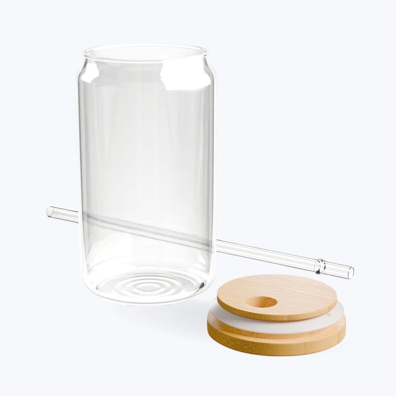 Branded Sipper Glass, 16oz