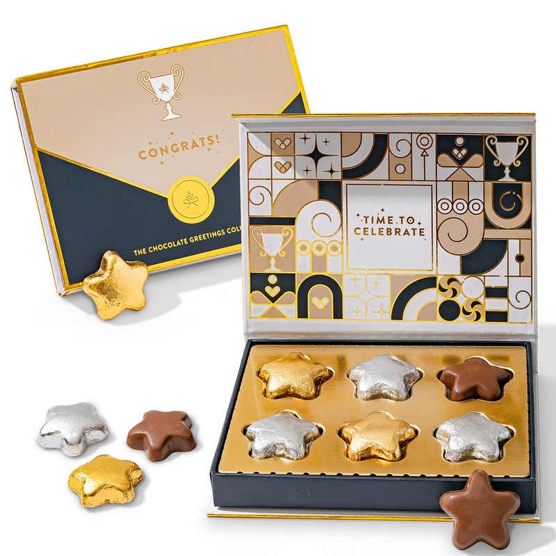 Congratulations Chocolate Greeting Card Gift Box