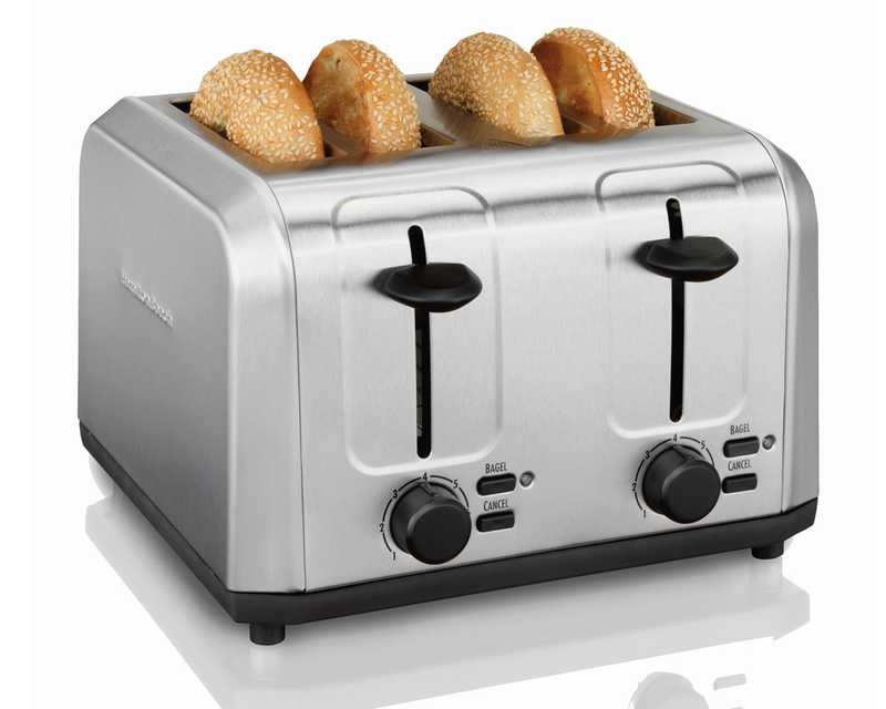 Stainless Steel 4-Slice Toaster with Extra-Wide Slots