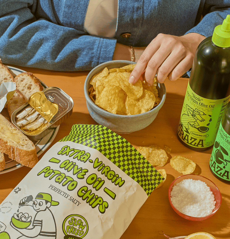 Olive Oil Potato Chips, 3 Bags