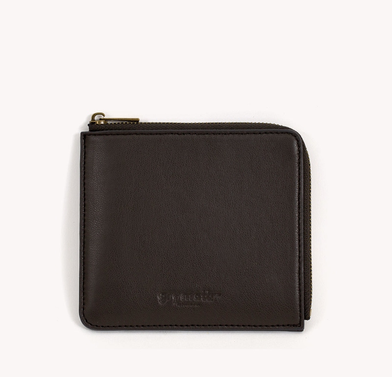 Vegan Leather Zipper Wallet