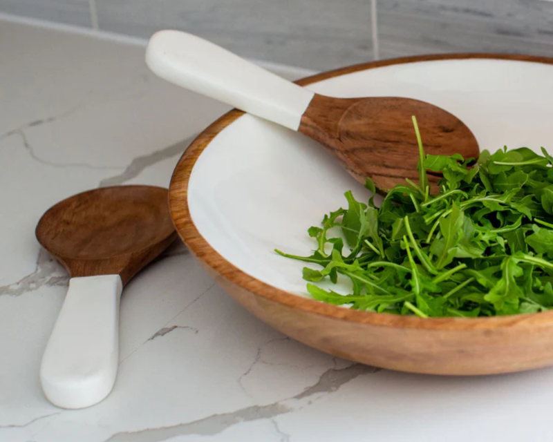 Acacia Wood Salad Servers