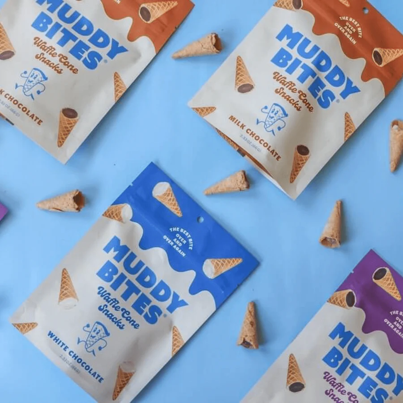 Muddy Bites chocolate waffle cone snacks - teacher appreciation gift 2026 - $29