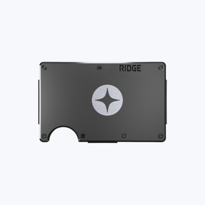 Branded Ridge Aluminum Wallet