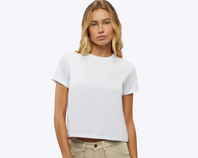 Women's Almost Friday Tee, White
