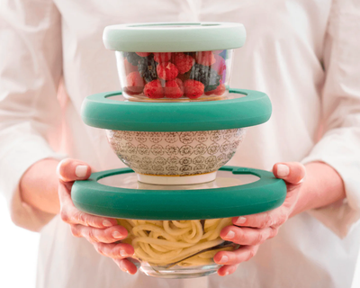 Food Hugger Lids, Set of 3