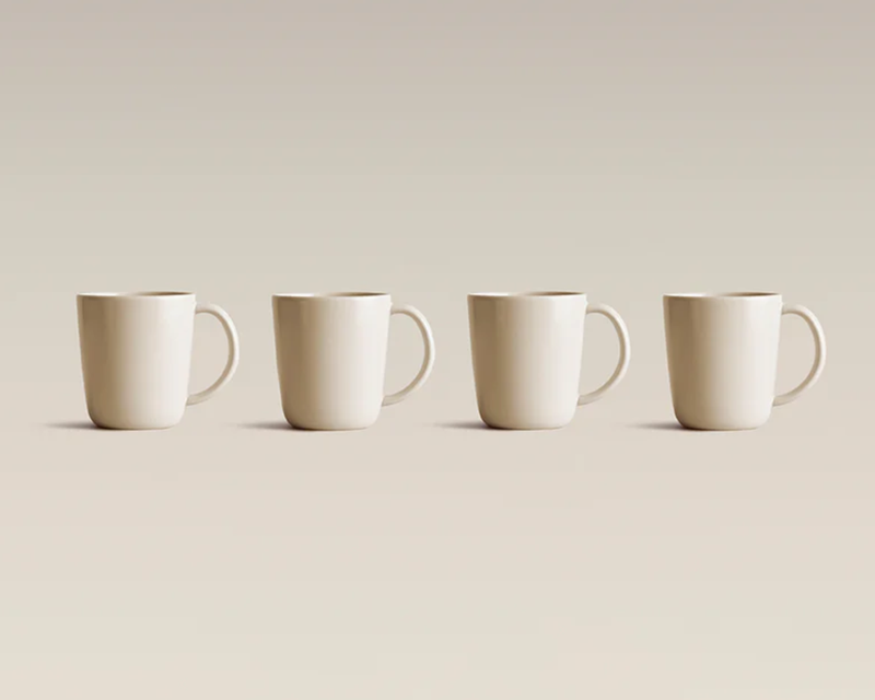 Mugs, Set of 4