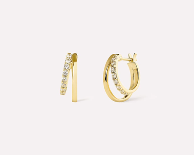 Toda Double Hoop Earrings