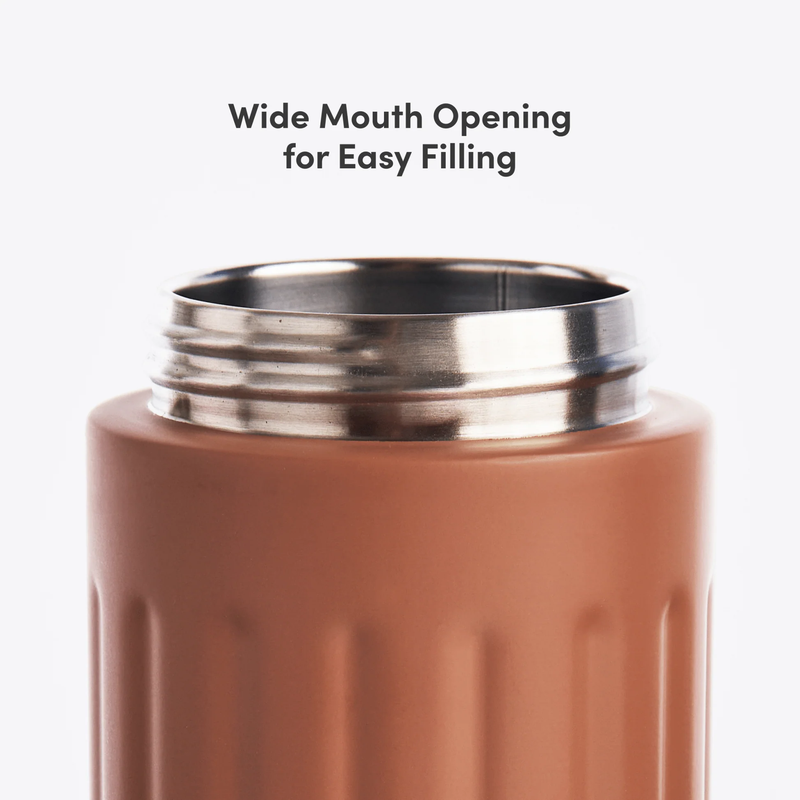 Beast Health™ Dual Cap Stainless Steel Hydration Bottle