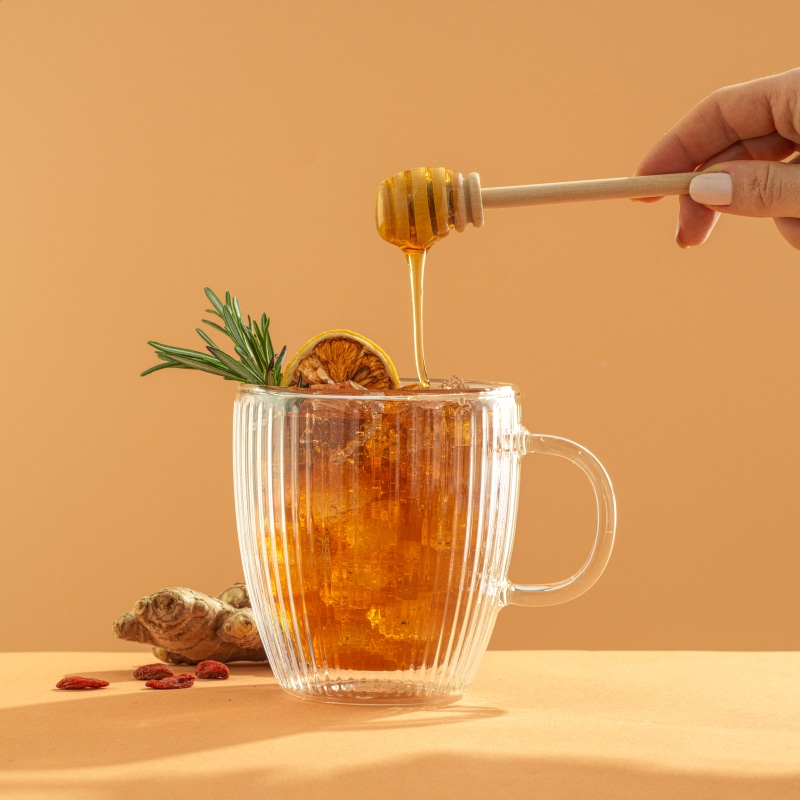 Savor Fluted Double Wall Glasses, Set of 2