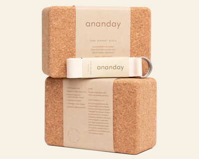 Yoga Block + Strap Set