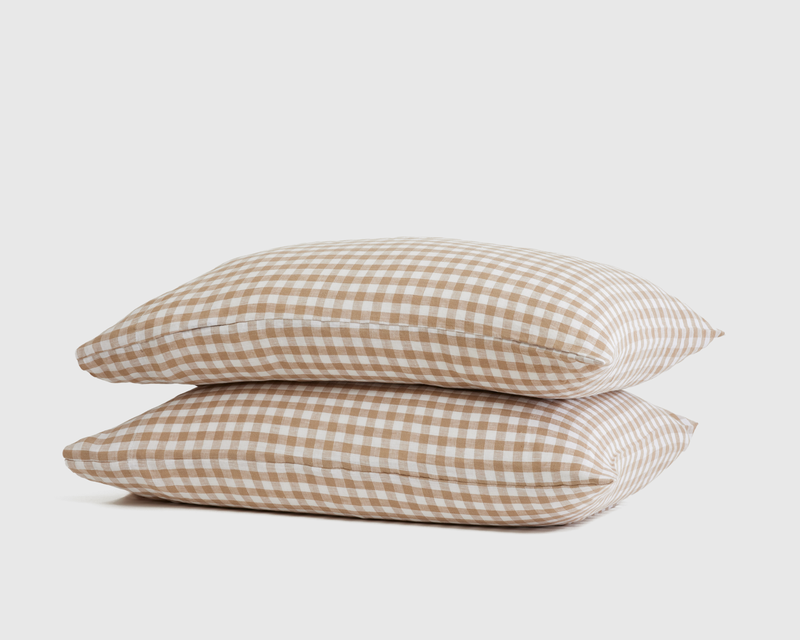 European Linen Pillowcase Set, Queen/Standard