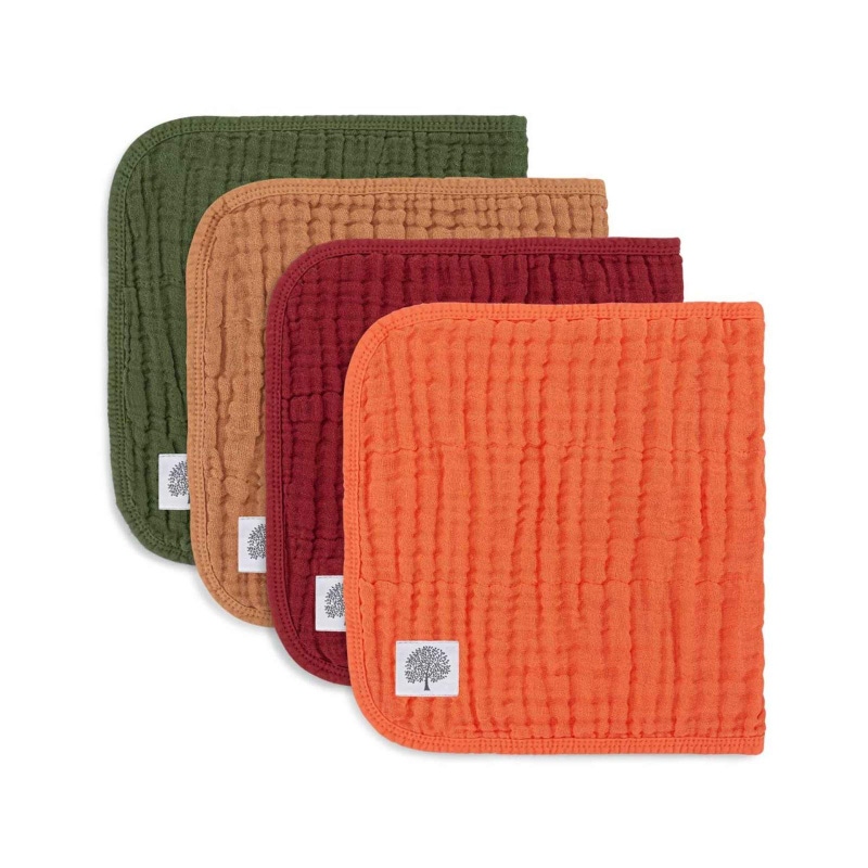 Muslin Burp Cloth 4-Pack