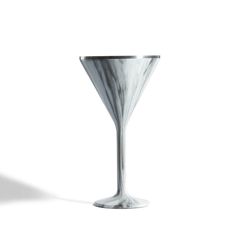 Stainless Steel Martini Glass