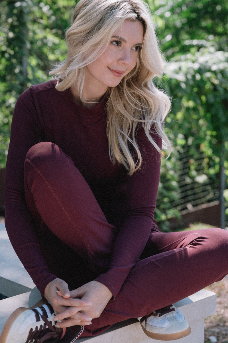 BrushTech Long Sleeve Mock Neck