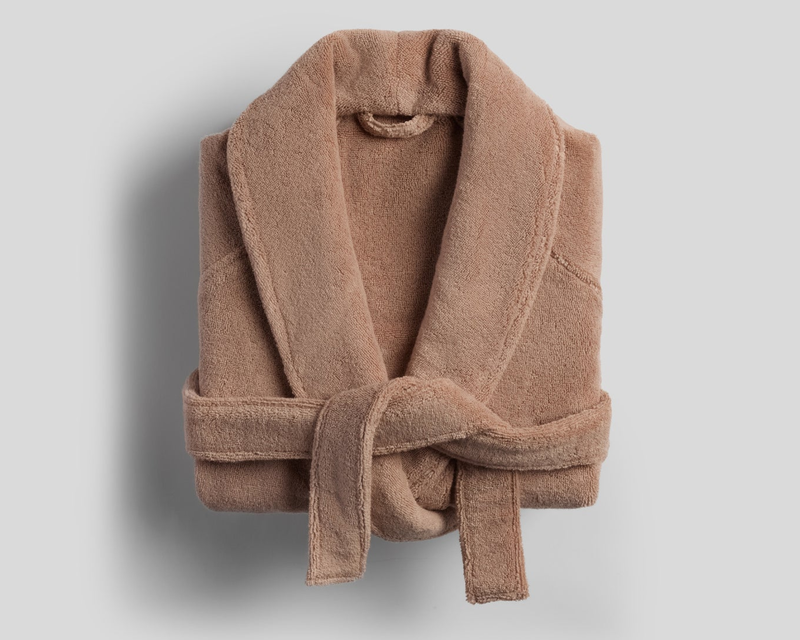Classic Plush Robe, Adobe