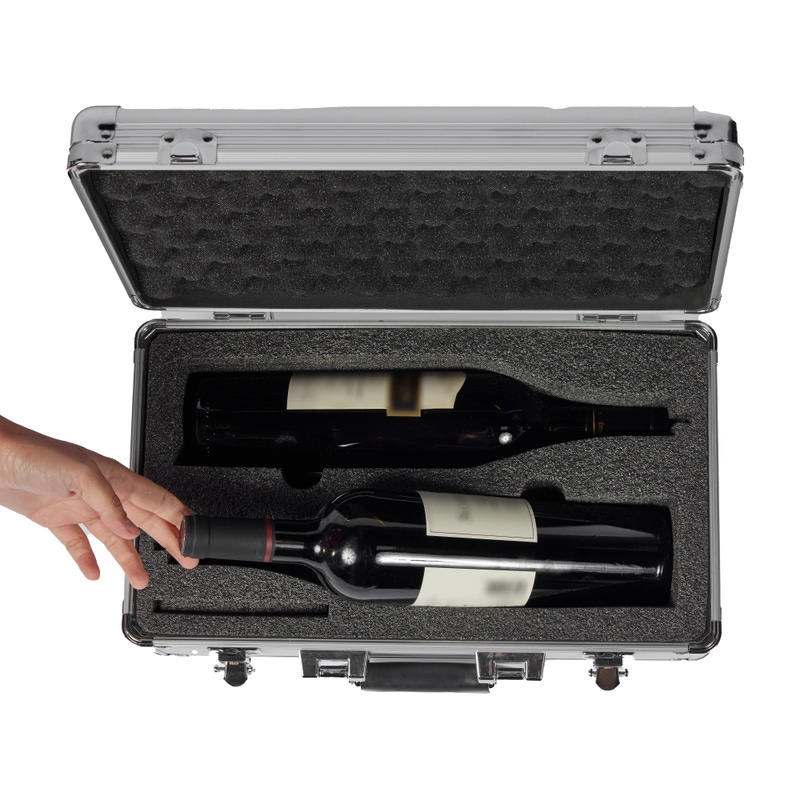 2 Bottle Wine and Spirits Personal Carrying Case