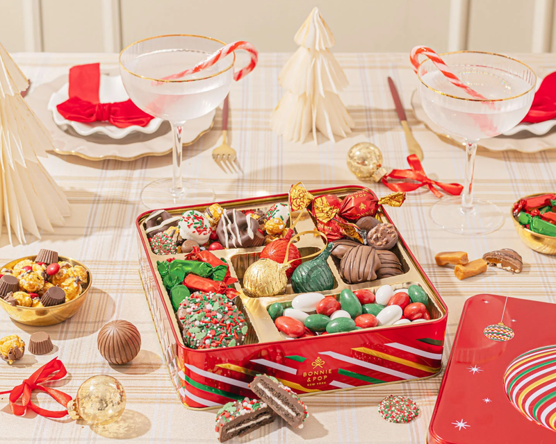 Ornament Gift Tin with Holiday Treats