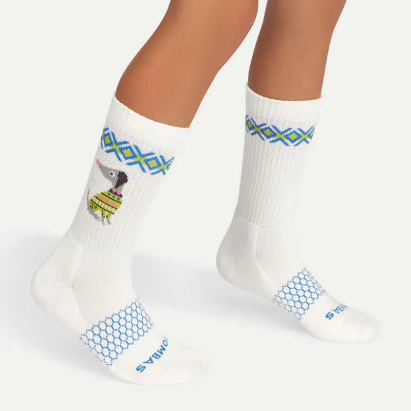 Youth Holiday Calf Sock 4-Pack Gift Box