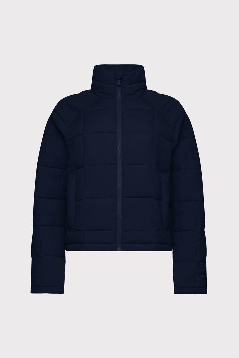 Nellie Packable Puffer Jacket, Navy