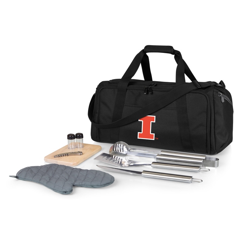NCAA BBQ Kit Grill Set & Cooler