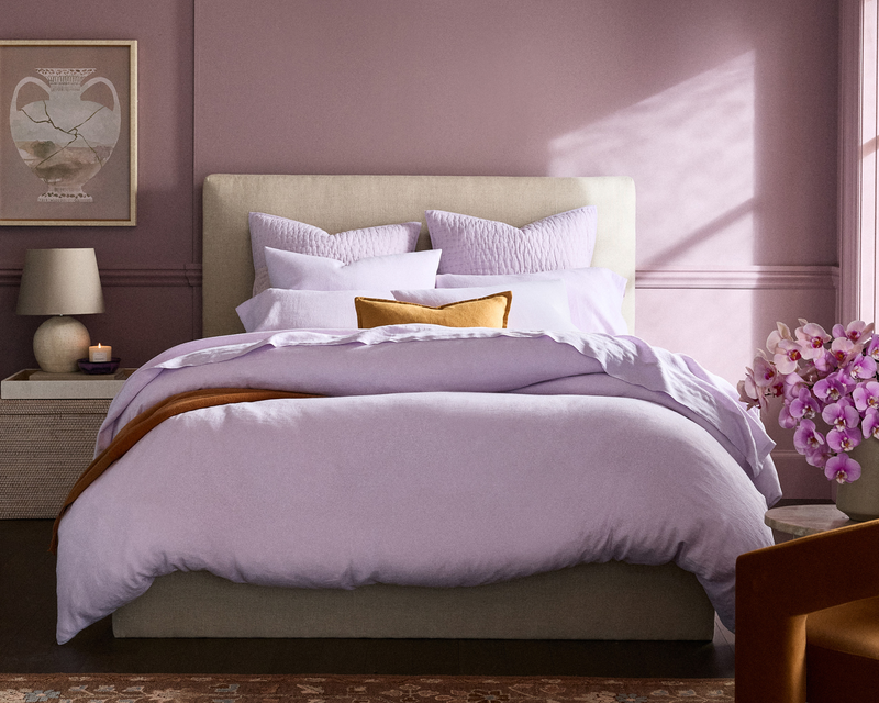 European Linen Duvet Cover Set, Queen