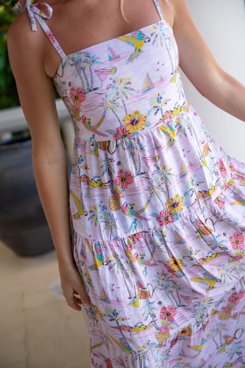 Wastin' Away Again Margaritaville Resort Dress