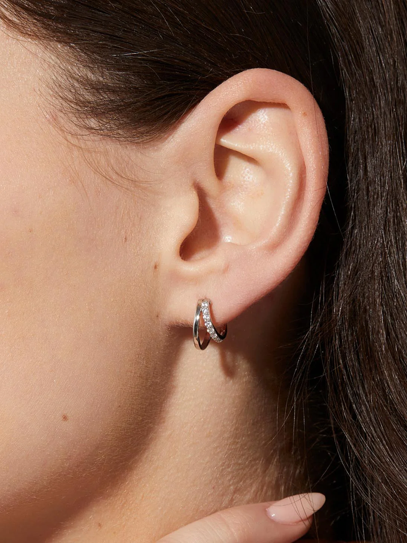 Toda Double Hoop Earrings