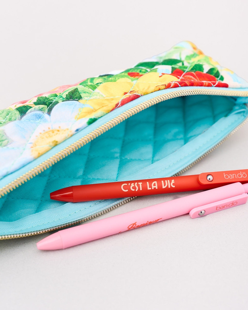Quilted Pencil Pouch